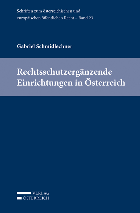 Rechtsschutzergänzende Einrichtungen in Österreich