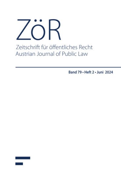 Editorial zur Jahrestagung des Fachbereichs Öffentliches Recht