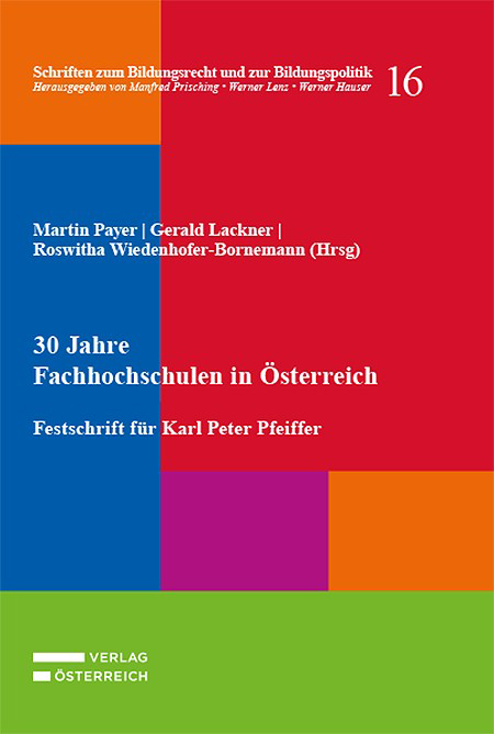 30 Jahre Fachhochschulen in Österreich