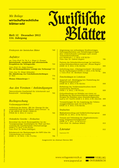 Heft 12, Dezember 2012, Band 134