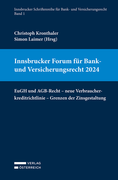 Innsbrucker Forum für Bank- und Versicherungsrecht 2024