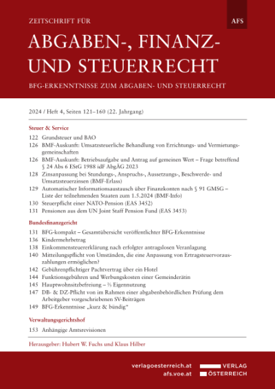 BMF-Auskunft: Betriebsaufgabe und Antrag auf gemeinen Wert – Frage betreffend § 24 Abs 6 EStG 1988 idF AbgÄG 2023