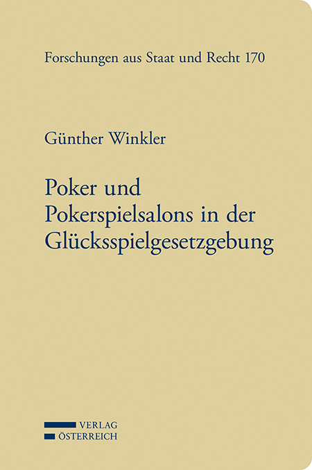 Poker und Pokerspielsalons in der Glücksspielgesetzgebung