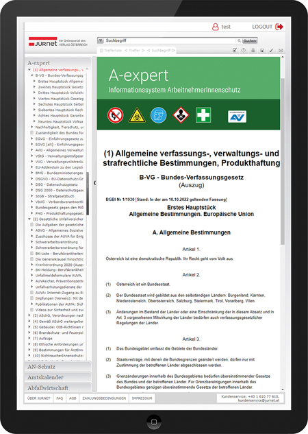 A-expert / ArbeitnehmerInnenschutz ONLINE